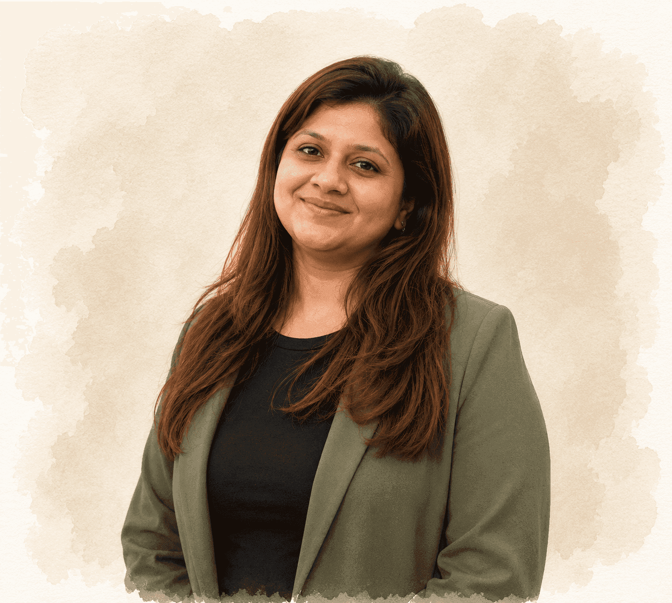 Illustrated portrait of Ruchita
